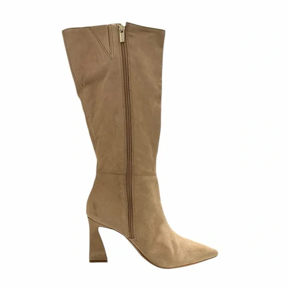 Vince Camuto Tressara Tan Heeled Boots Size 8.5 - Picture 6 of 14